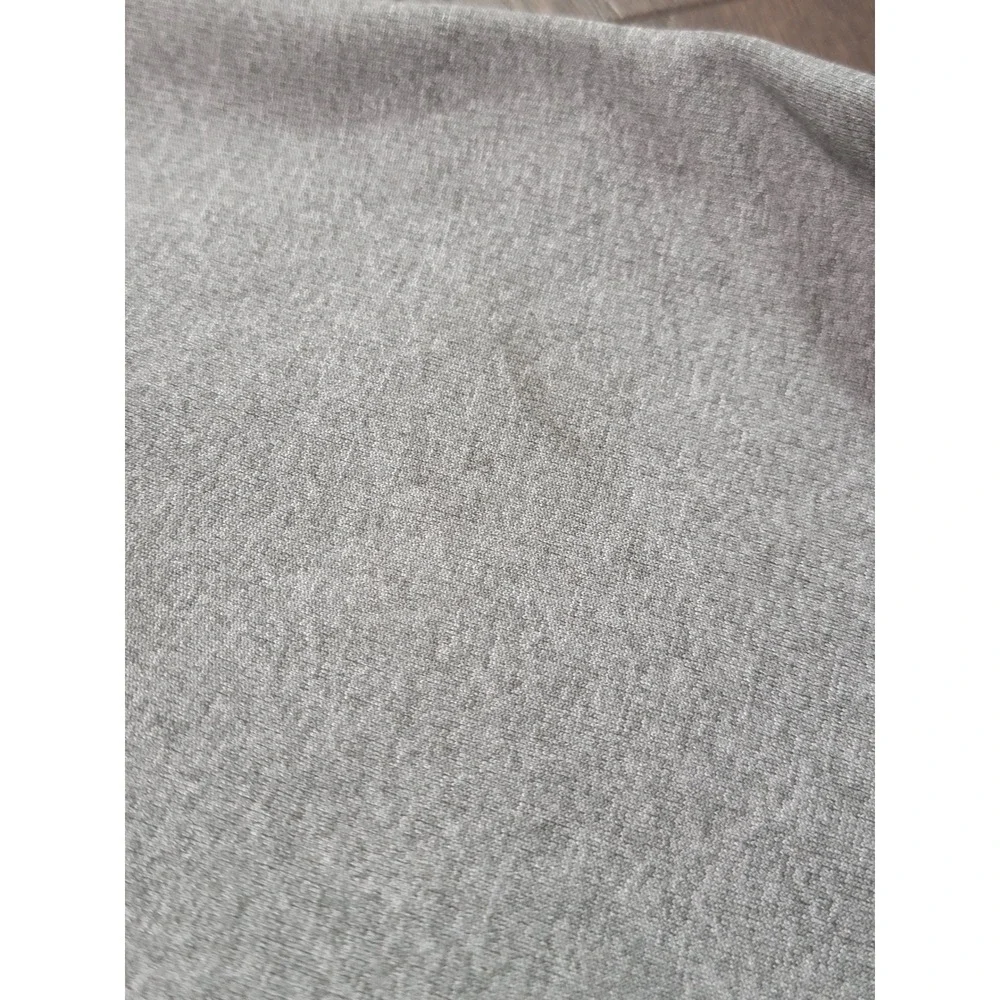 The North Face Mens XL Heather Grey Full Zip Hooded Fleece Jacket Thumbholes